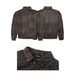 Men's Clothing retro leopard zipper jacket wild Maillard brown lapel loose heavy jacket_viptrois.com