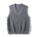 Men's Clothing New Men's Sweater Vest Couple's Same Style Sleeveless Waistcoat Korean Version Of The College Style V Neck Sweater Jacket_viptrois.com