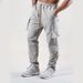 Men's clothing cargo pants Thin elastic leg running training pants_viptrois.com
