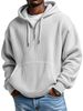 Men's Casual Long Sleeve Sweatshirt – Soft & Comfortable Pullover For Everyday Wear (Black/Gray, Standard Fit)_viptrois.com