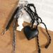 Simple Miu Series Art Blush David Statue Pendant Black Pu Love Pearl Chain High End Bag Pendant_viptrois.com
