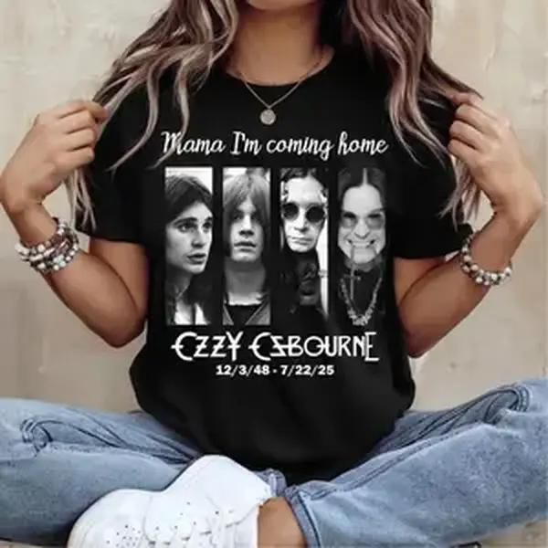 a Ozzy Osbourne – El Maestro Oscuro 1948–2025, Camiseta Conmemorativa Leyenda Del Rock, Regalo Para Fanáticos La Música_viptrois.com