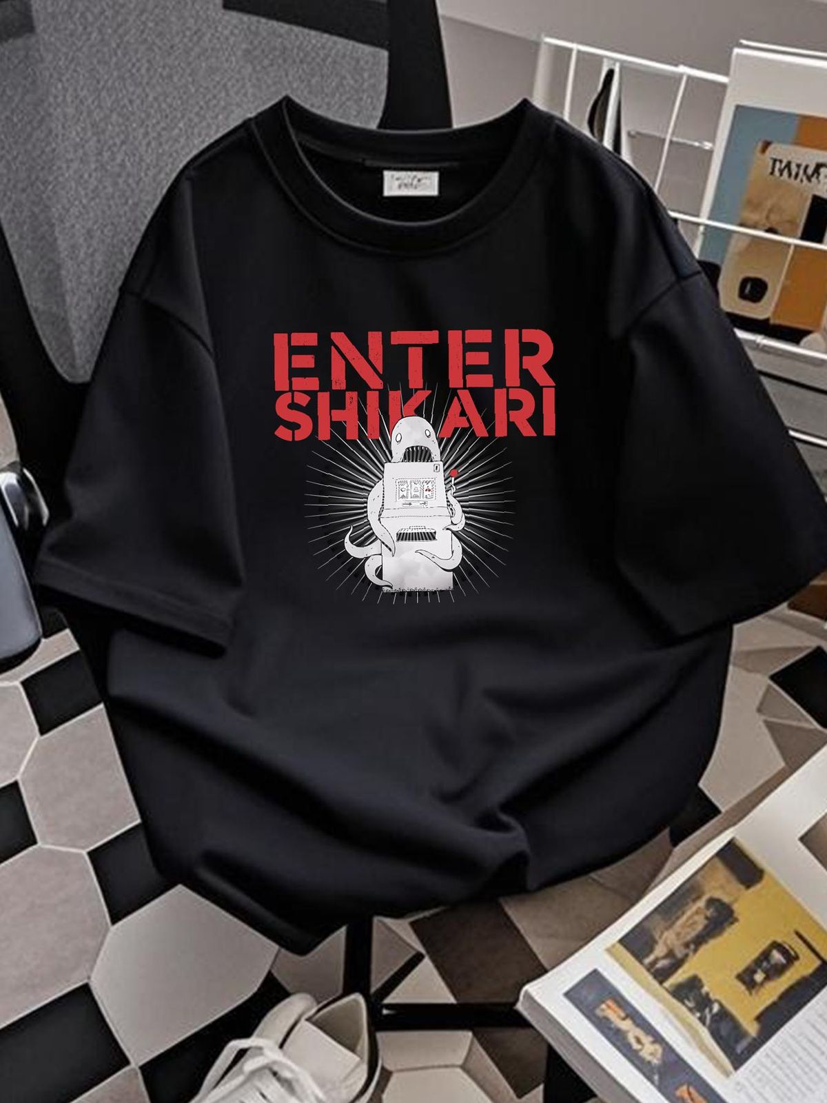 Enter Shikari Synaw T-Shirt - OFFICIAL Breathable Casual Designer Clothes Slightly Soft Graphic Homme Fashion Top For Everyday Wear Streetwear_viptrois.com