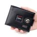 Wallet Card Cases Short Men's Wallet Multifunctional Horizontal Magnetic Buckle ID Card Holder Coin Purse Business Three Fold Leather Case Soft Wallet_viptrois.com