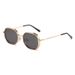 Men's Sunglasses Personalized New Retro Round Frame Metal Fashion Women's Sunglasses Trendy Gradient Lenses Versatile Simple Sunglasses_viptrois.com