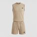 Men's Casual Sports Two-Piece Set Knitted Jacquard Vest And Shorts Knitwear Fashion Trendy Streetwear For Men_viptrois.com