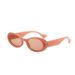 Men's Sunglasses New Fashion Oval Sunglasses Colorful Jelly Color Sunglasses Internet Celebrity Fashion Small Frame Glasses_viptrois.com