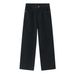 Men's Clothing Korean Style Simple Solid Color Casual Jeans Elastic Waist Versatile Straight Leg Trendy Clothing_viptrois.com