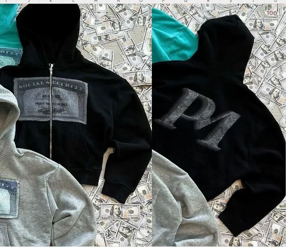 Men's Clothing Cool And Edgy American Style Hoodie Streetwear Zip-Up Hoodie - Men's & Women's Oversized Pullover With Thick Fleece Lining_viptrois.com
