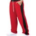 Men's Contrast Color Casual Pants - Loose Straight Fit With Drawstring (White/Royal Blue/Big Red/Black/Khaki/Light Gray, S-XXXL)_viptrois.com