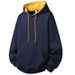 Unisex Oversized Hoodie | Streetwear Pullover With Kangaroo Pocket, Ribbed Hem, Lightweight Polyester, Minimalist Design For Men & Women_viptrois.com
