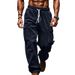 Men's Corduroy Pants Casual Wide Leg Breathable Multi Pocket Straight Leg Autumn Winter Style_viptrois.com