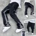 2026 Trendy High Street Mens Jeans Loose Fit Straight Leg Casual Drag Trousers American Style Vintage Vibe Micro Flare 241225_viptrois.com