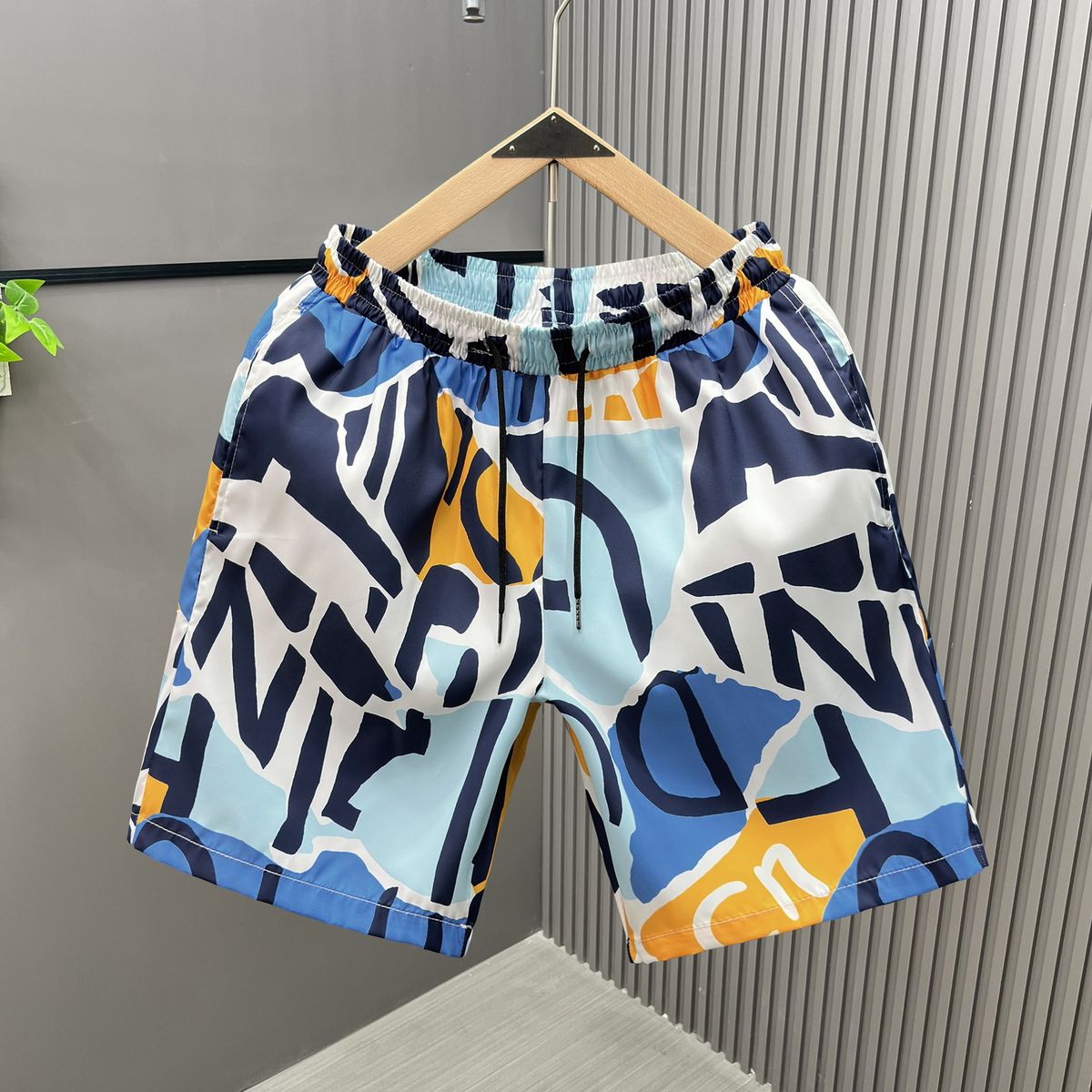 Men's Floral Quick Drying Beach Shorts Summer Thin Casual Five-Point Pants Trendy Comfortable Men's Clothing Bottoms_viptrois.com