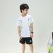 Kids Clothing Boys' Summer Children's Suit Outdoor Quick-drying Short-sleeved Stretch T-shirt Stretch Elastic Shorts Sports Suit_viptrois.com