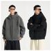 Autumn New American Style Heavyweight Light Luxury Simple Sweatshirt High-End Unisex Niche Casual Trendy Cool Jacket_viptrois.com