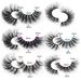 New 20 pairs of mixed style fake eyelashes, naturally curled in one piece, thick and messy, with explosive eyelashes_viptrois.com