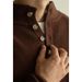 Old Money Style Wool Blend Raglan Henley Neck Long Sleeve T-Shirt For Men 2025 Autumn Winter Draped Skin-Friendly Casual_viptrois.com