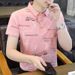 Summer Boutique Paul POLO New Short-sleeved Men's Youth Half-sleeved T-shirt Fashion Korean Version Casual Top_viptrois.com