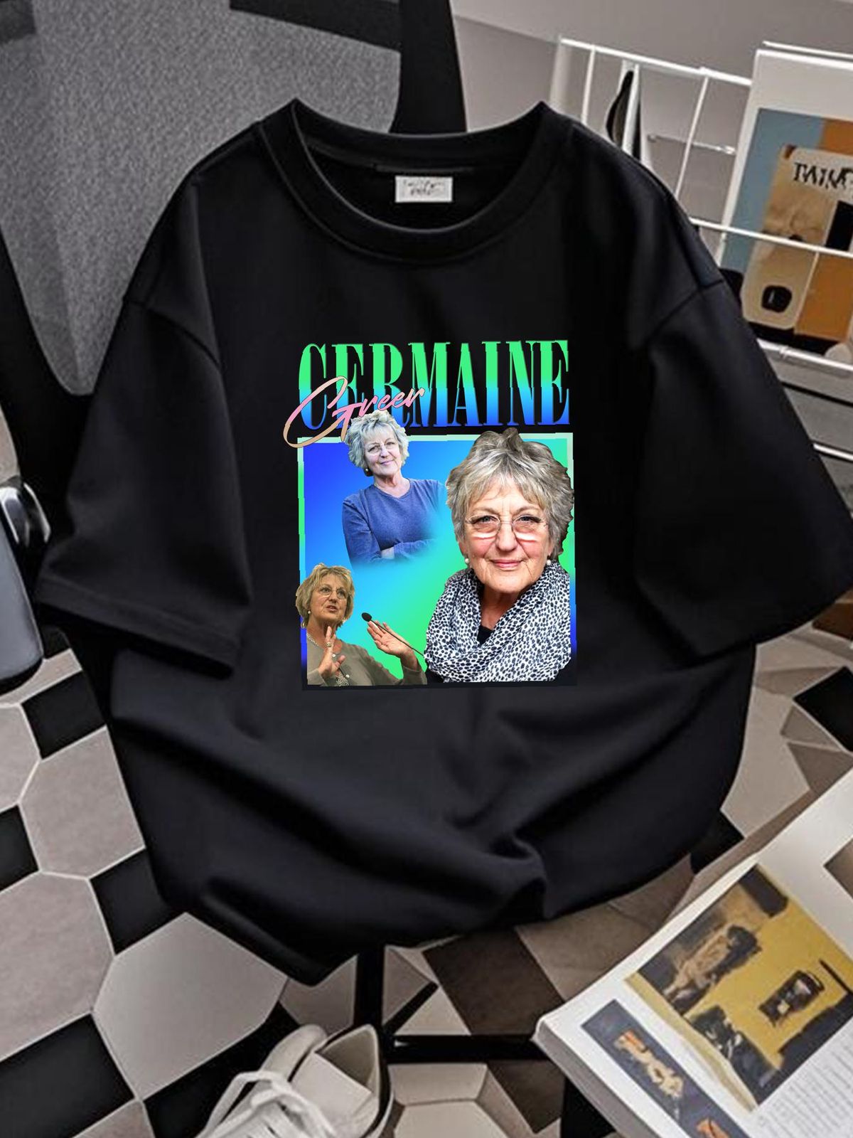 GERMAINE GREER Homage T Shirt For Feminists Feminism Themed Radical Feminist Inspired Summer Streetwear Stylish Versatile Unisex Breathable_viptrois.com