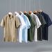 K Short Sleeved Shirt Men's Lightweight Breathable T-shirt Polo Shirt Casual Thin Top_viptrois.com