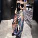 Men's Clothing High Street 3D Digital Printing Rainbow Oil Painter Loose Straight Jeans Unisex Trend_viptrois.com