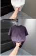 2025 Summer New Antique Embroidered Short-sleeved T-shirt Men's Handsome Round Neck Breathable Half-sleeved Handsome Simple Top_viptrois.com