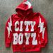Hip Hop Retro Style Hoodie Unique Letter Print Loose Fit Zip Up Cardigan Men's Clothing_viptrois.com