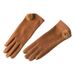 Women's Winter Gloves Korean Style Autumn And Winter Plus Velvet Warm Gloves Driving And Cycling Outdoor Touch Screen Suede Gloves_viptrois.com