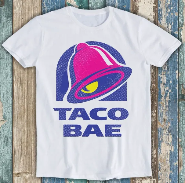 Taco Bae Parody Gamer Cult Movie Music Top Cool Funny Gift Tee T Shirt Mens Womens Tees Top M1364_viptrois.com