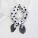 Cotton Linen Square Scarf - Small Silk Scarf For Women (Korean Style, Spring & Autumn, Thin & Lightweight, Fashion Hairband & Decorative Wrap)_viptrois.com