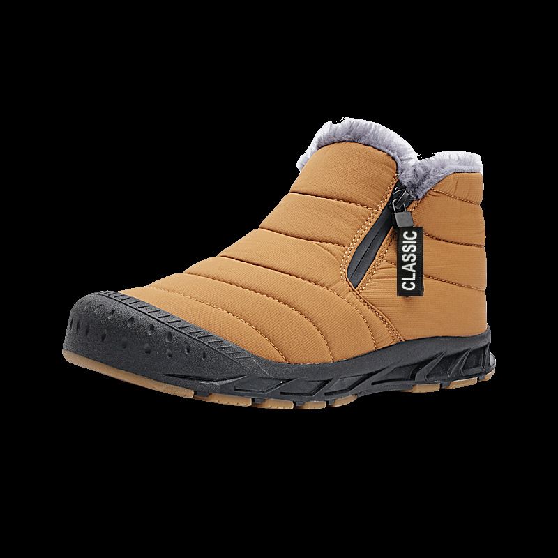 Snow Boots Autumn And Winter Warm Outdoor Couple Casual Hiking Cotton Shoes Anti-Slip Wear-Resistant Waterproof Plus_viptrois.com