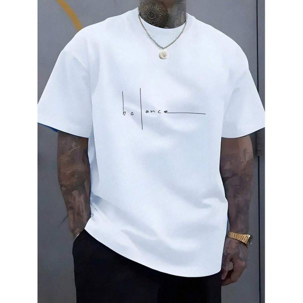 Men's Premium Cotton Graphic Print T-Shirt – Oversized Crew Neck Tee With Soft Handfeel (White, S-Xxxl)_viptrois.com