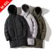 Men's Winter Long Down Jacket With Hood, Thickened Polyester Coat For Cold Weather, Plus Size Available From M To 8XL, Black/Grey/Green_viptrois.com