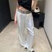 2026 New Korean Full-print Webbing Color Matching Waist Drape Trousers Summer Loose Pants_viptrois.com