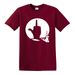 Middle Finger Shadow Puppet 100% Cotton T-shirt Mens Tees Top Funny Rude Joke Novelty Rabbit Gift Top Tee_viptrois.com