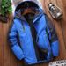 Men's Winter Thermal Jacket – Waterproof Work & Outdoor Coat With Fleece Lining (XL-5XL, Black/Red/Blue/Olive, PU 5000mm, Windproof)_viptrois.com