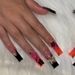 European And American Wearable Nail Rendering Nail Piece Sweet Cool Butterfly Long European Square Shape False Nail Finished Product_viptrois.com