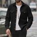 Men's Clothing Men's Stand Collar Button Jacket - Classic Corduroy Coat (4 Colors, S-XXXL) Hot-selling_viptrois.com