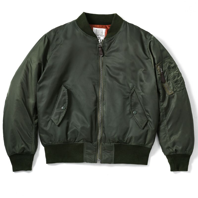 Men's Clothing Flight Suit Jacket Men's Autumn And Winter Loose Thickened Cotton Air Force Workwear Cotton Short Coat_viptrois.com