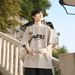 Straight 220g Velcro Short For Boys Summer Loose Cotton Half Sleeve Cultural T-shirt_viptrois.com