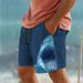Men's Clothing Drawstring Elastic Waist Printing Animal Fish Comfortable Breathable Beach Shorts_viptrois.com