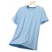 Men's Clothing Ice Silk Stripe Short Sleeved T Shirt Men's Quick Drying Sports Men's Tops_viptrois.com
