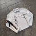 Unisex Oversized Streetwear Hoodie With Gun & Lettering Print – Zip-Up Long Sleeve Pullover (White) | S-Xxl | Urban Fashion_viptrois.com