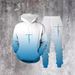 Loom Cross-Border Autumn Winter European American Foreign Trade New Style Set 3D Printed Hooded Pullover Men's Trendy_viptrois.com