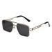 Retro Square Frame Driving Sunglasses For Men - High-End Polarized UV Protection Classic Aviator Style_viptrois.com