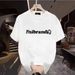 Men's Clothing Heavy Cotton Trendy Brand Printed Men's Short Sleeved T Shirt Summer New Fashion Casual All Match Round Neck Top_viptrois.com
