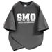 Men's Heavyweight Short Sleeve T-Shirt - Oversized American Streetwear Tee With Urban Letter Print Oversized Silhouette_viptrois.com