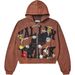25 Spring Autumn European And American Version 3D Unisex Cute Youth Oversized Sweatshirt Casual Zipper Hoodie_viptrois.com