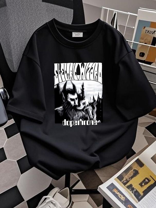 Electric Wizard Dopethrone T-Shirt U4925 Graphic Comfortable Designer Clothes Stretched Unisex Top For Everyday Wear Streetwear Slightly Soft_viptrois.com